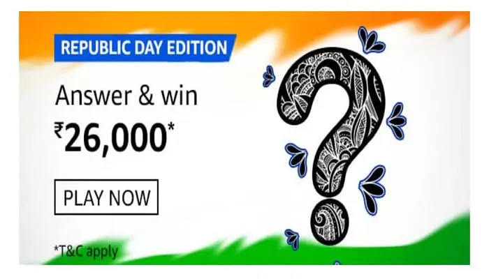 Amazon Republic Day Edition Quiz