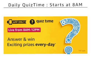 Amazon Daily Quiztime