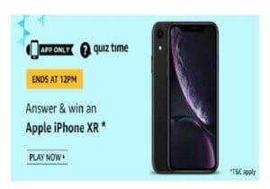 Amazon Iphone XR quiz