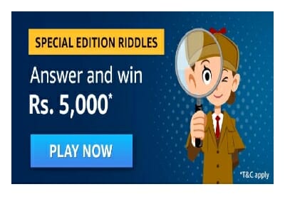Amazon Special Edition Riddles Answers