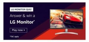 LG Monitor Quiz Answer