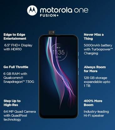 Motorola One Fusion Plus Next Sale