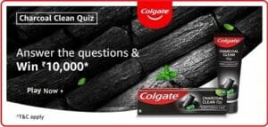 Colgate Charcoal Clean Quiz Amazon