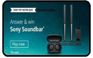 Sony Soundbar Quiz Amazon | Sony WF-XB700 Soundbar Quiz