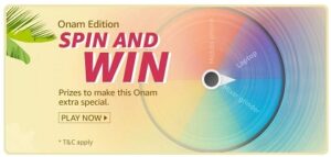 Amazon Onam Edition Spin and Win