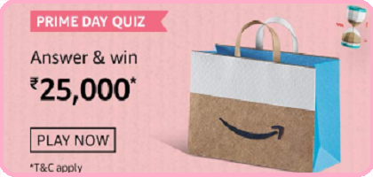 Amazon Rs 25000 Prime Day Quiz