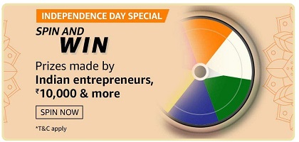 Independence Day Special Spin and Win