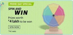 Prime Day Special Spin and Win
