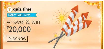Amazon Daily QuizTime 8 October 2020 l Win 20000