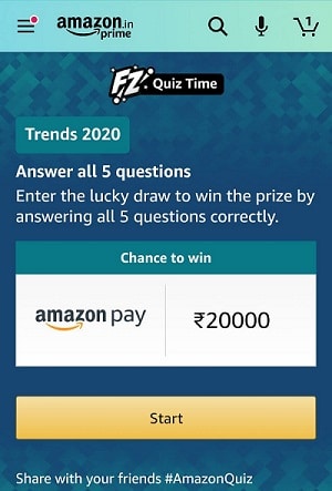 Amazon Trends 2020 Quiz Answers 2 