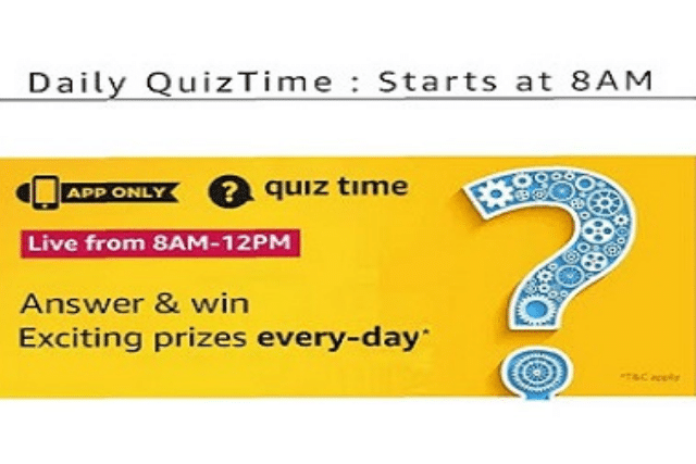 Today 5 February 2021 Quiz Amazon