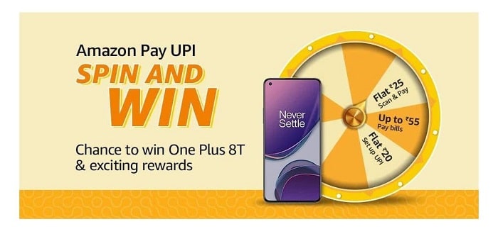 Amazon Pay UPI Spin and Win Quiz