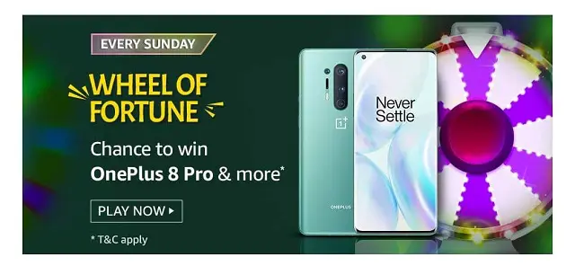 Amazon Wheel of Fortune Quiz Answer 14 March 2021